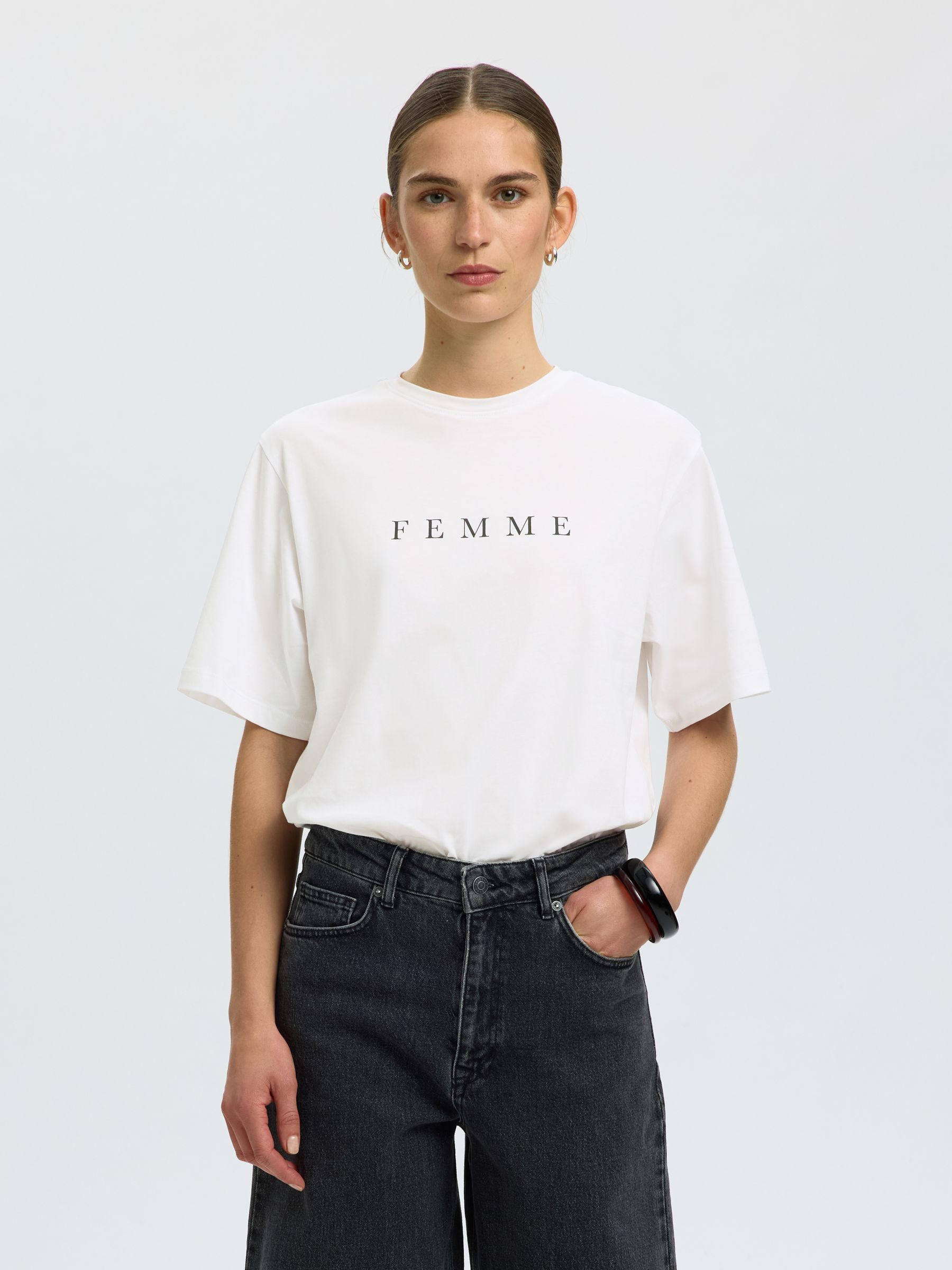 PRINTED T-SHIRT, Bright White, highres