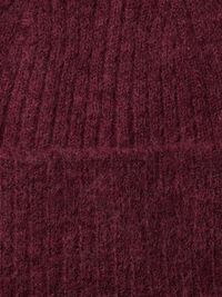 WOOL BLEND BEANIE, Tawny Port, highres