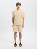Selected RELAXED FIT WAFFELMUSTER T-SHIRT, Fog, highres - 16096331_Fog_005.jpg