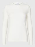 Selected BASIC LONG-SLEEVED T-SHIRT, Snow White, highres - 16094343_SnowWhite_001.jpg