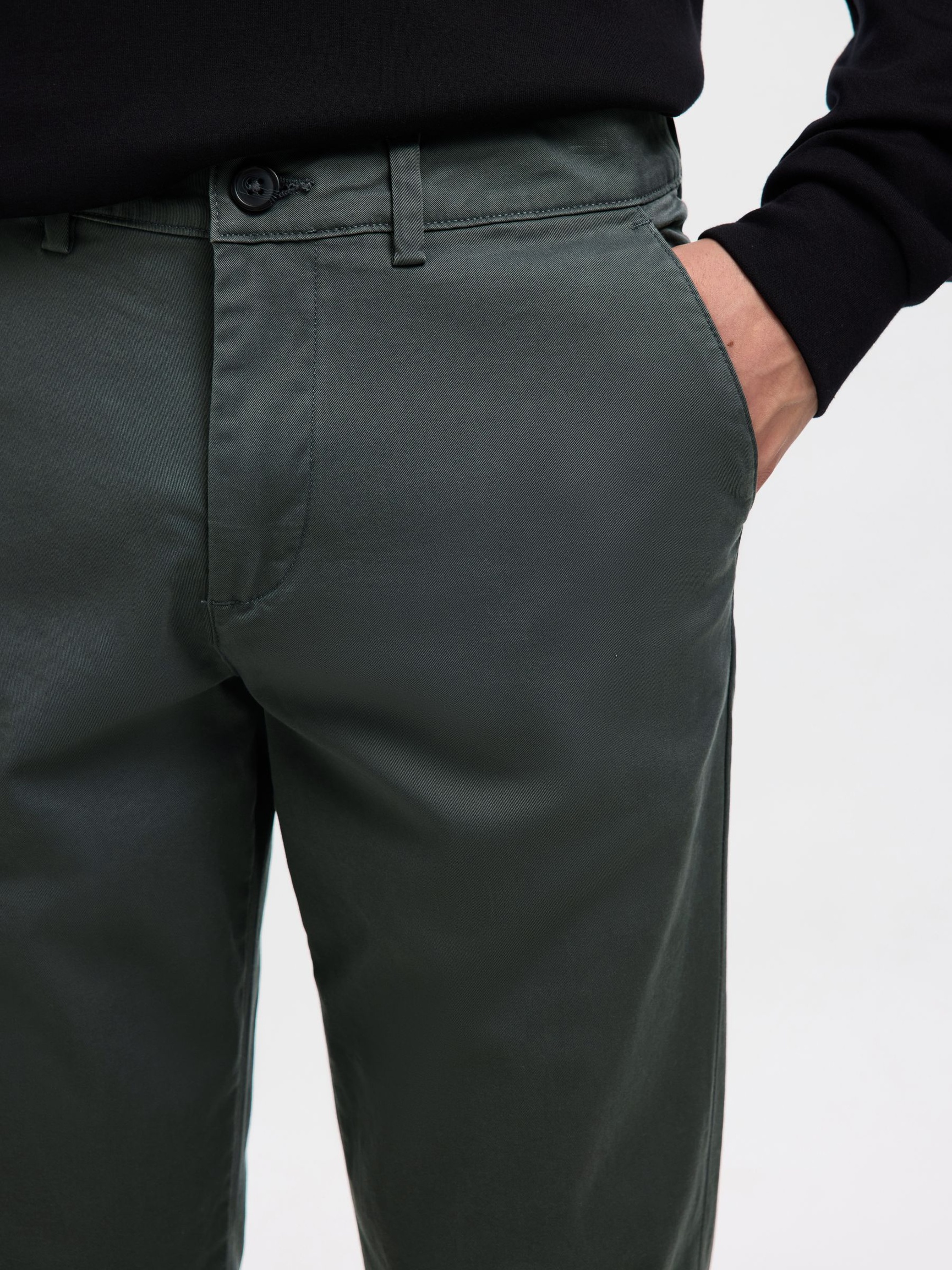 175 SLIM FIT FLEX CHINOS, Dark Shadow, highres