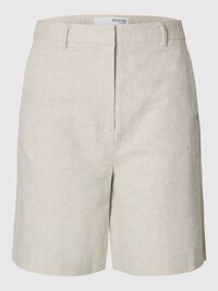 EXTRA WIDE FIT LINEN-BLEND SHORTS, Nomad, highres