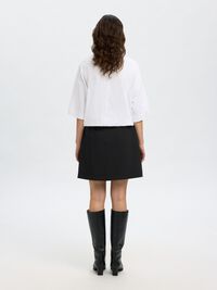 SKRÆDDERSYEDE MININEDERDEL, Black, highres