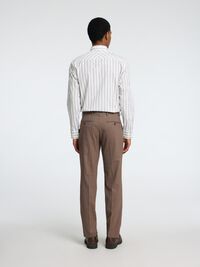 WOVEN WOOL BLEND TROUSERS, Kelp, highres