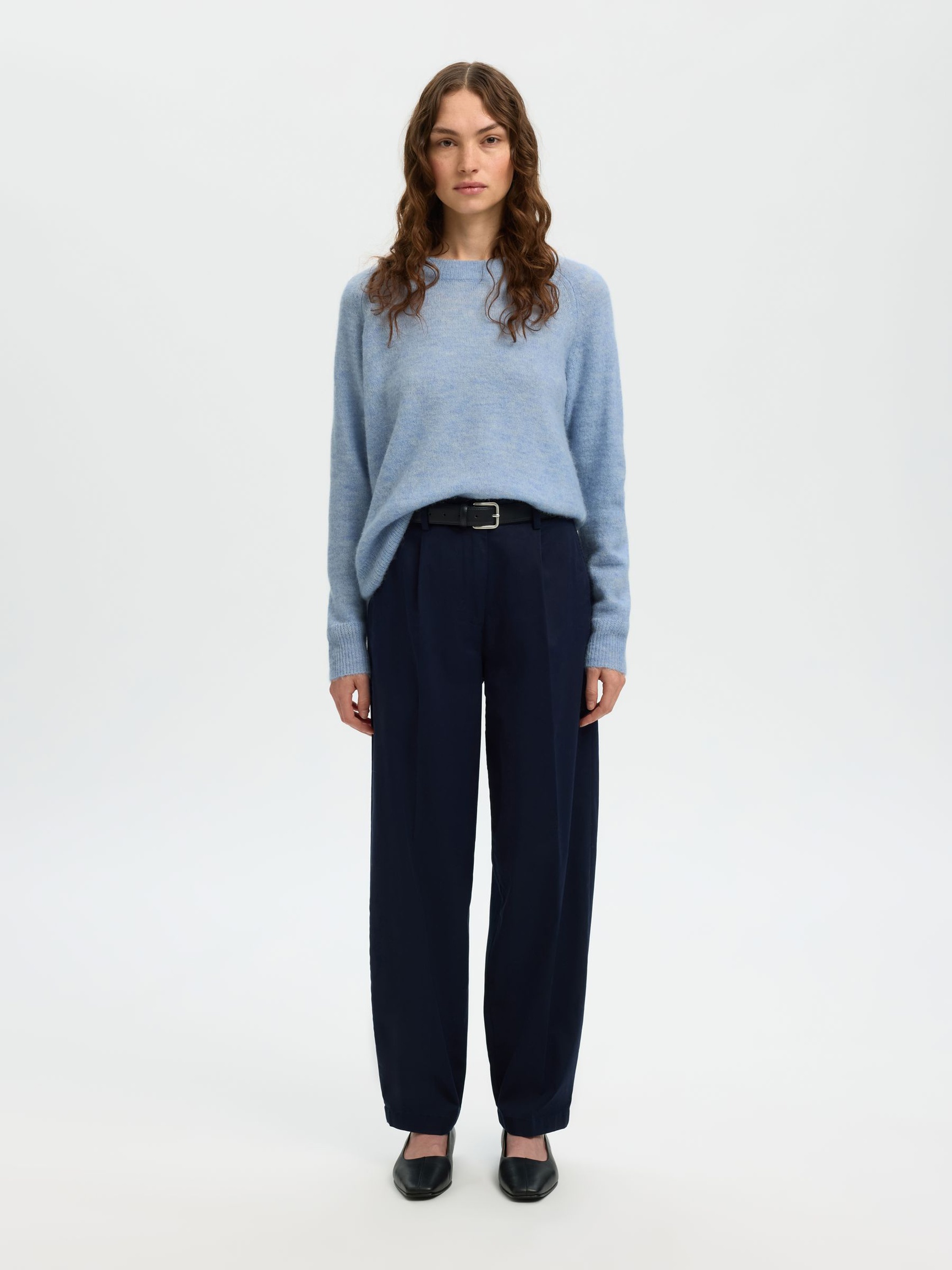 JUMPER, Cashmere Blue, highres