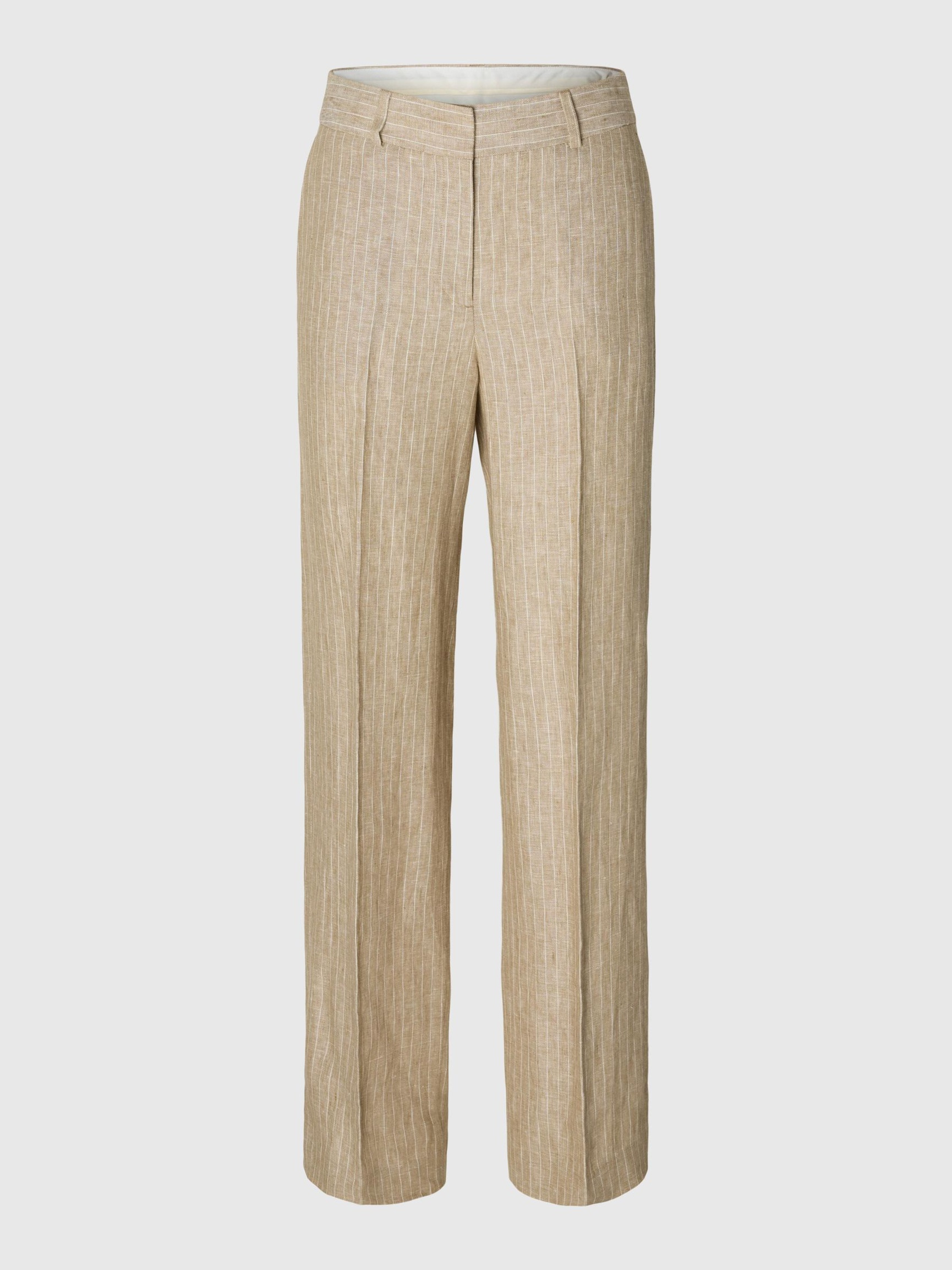 LIN PANTALON À JAMBE AMPLE, Weathered Teak, highres