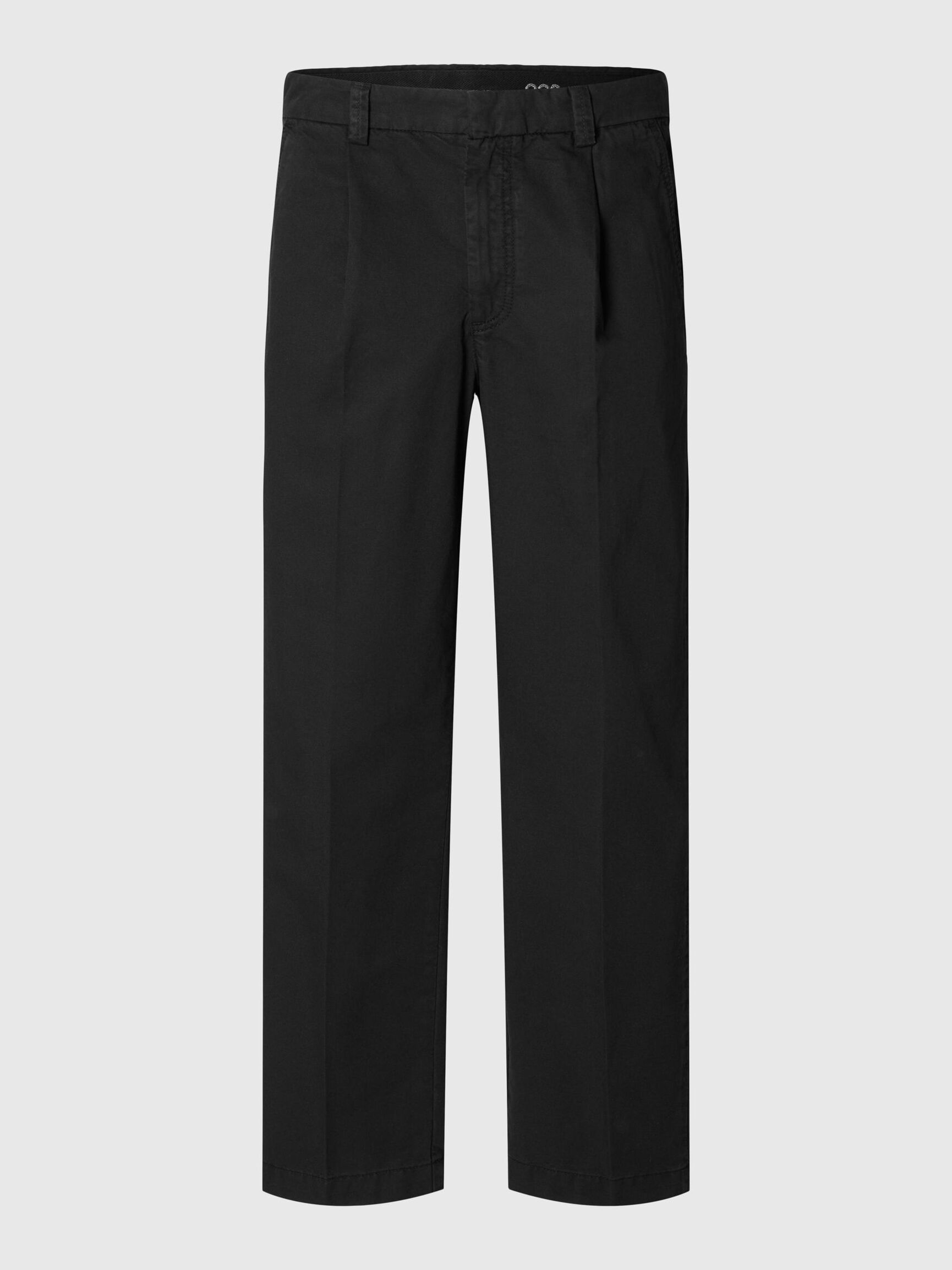 220 LOOSE FIT CHINO, Black, highres
