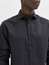 MANGA LARGA CAMISA, Black, highres