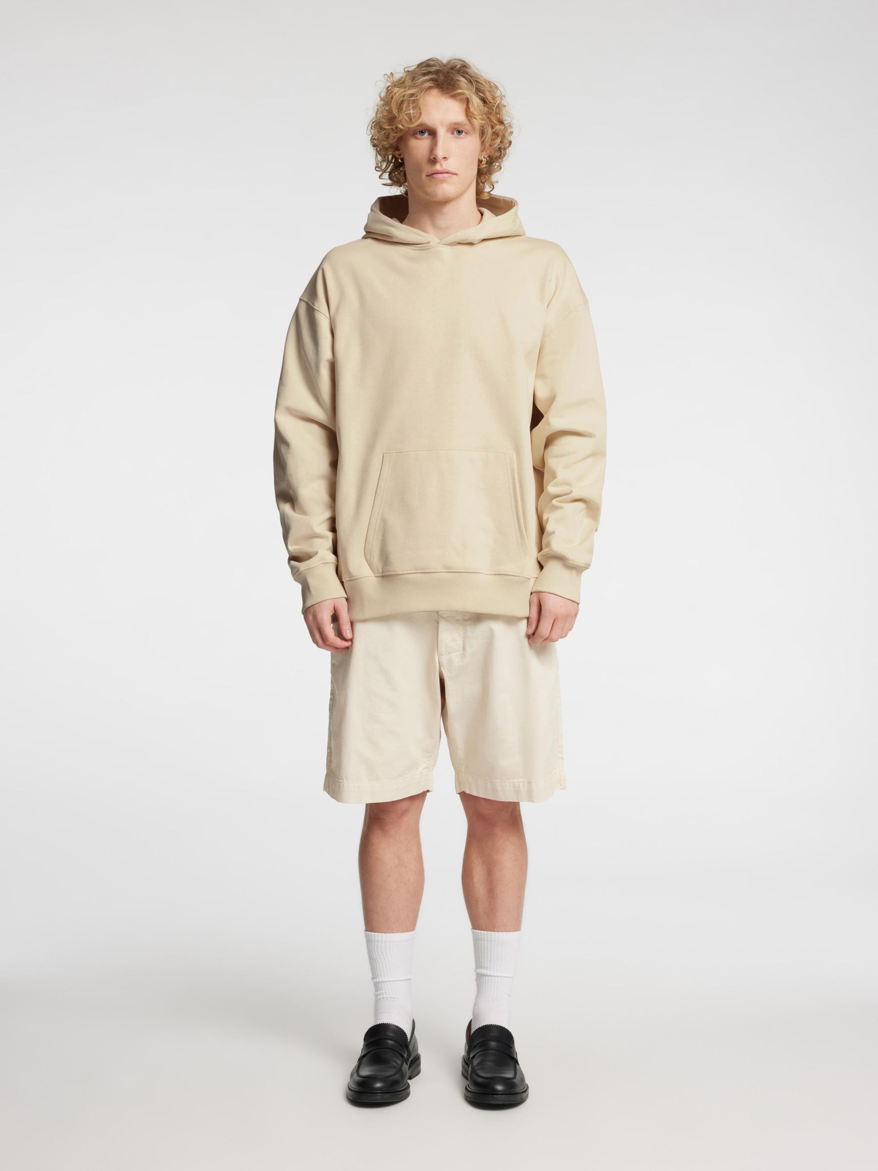 RELAXED FIT HOODIE, Birch, highres