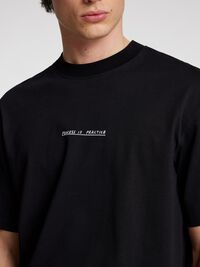 BEDRUKT T-SHIRT, Black, highres
