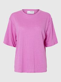 LEINEN T-SHIRT, First Bloom, highres