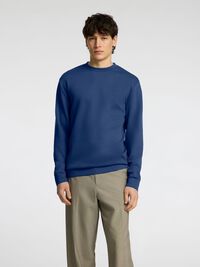 VISCOSE BLEND SWEATSHIRT, Oceana, highres