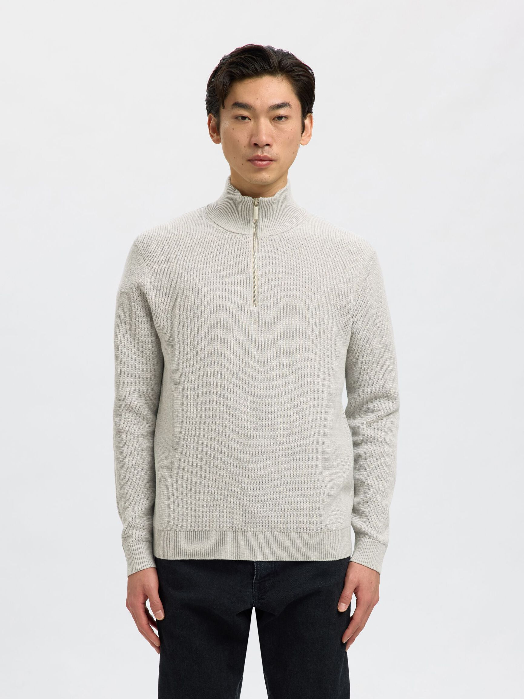 SWETER, Light Grey Melange, highres