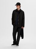 Selected WAXED COTTON JACKET, Black, highres - 16094041_Black_005.jpg