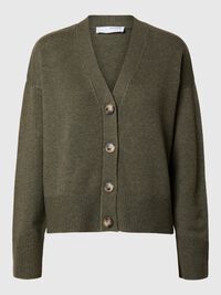 ULDBLANDING STRIKKET CARDIGAN, Kalamata, highres