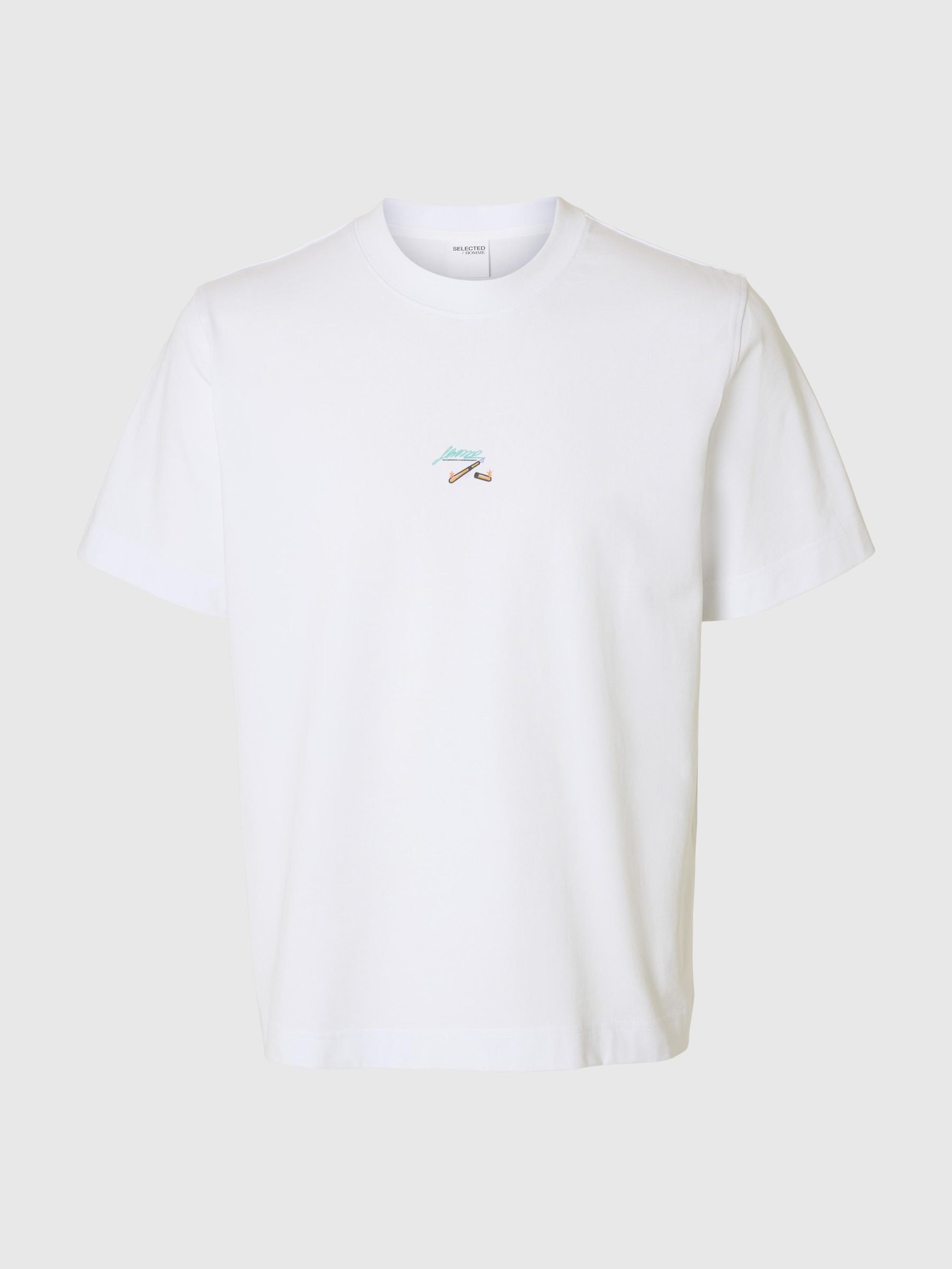 PRINTED REGULAR FIT T-SHIRT, Bright White, highres