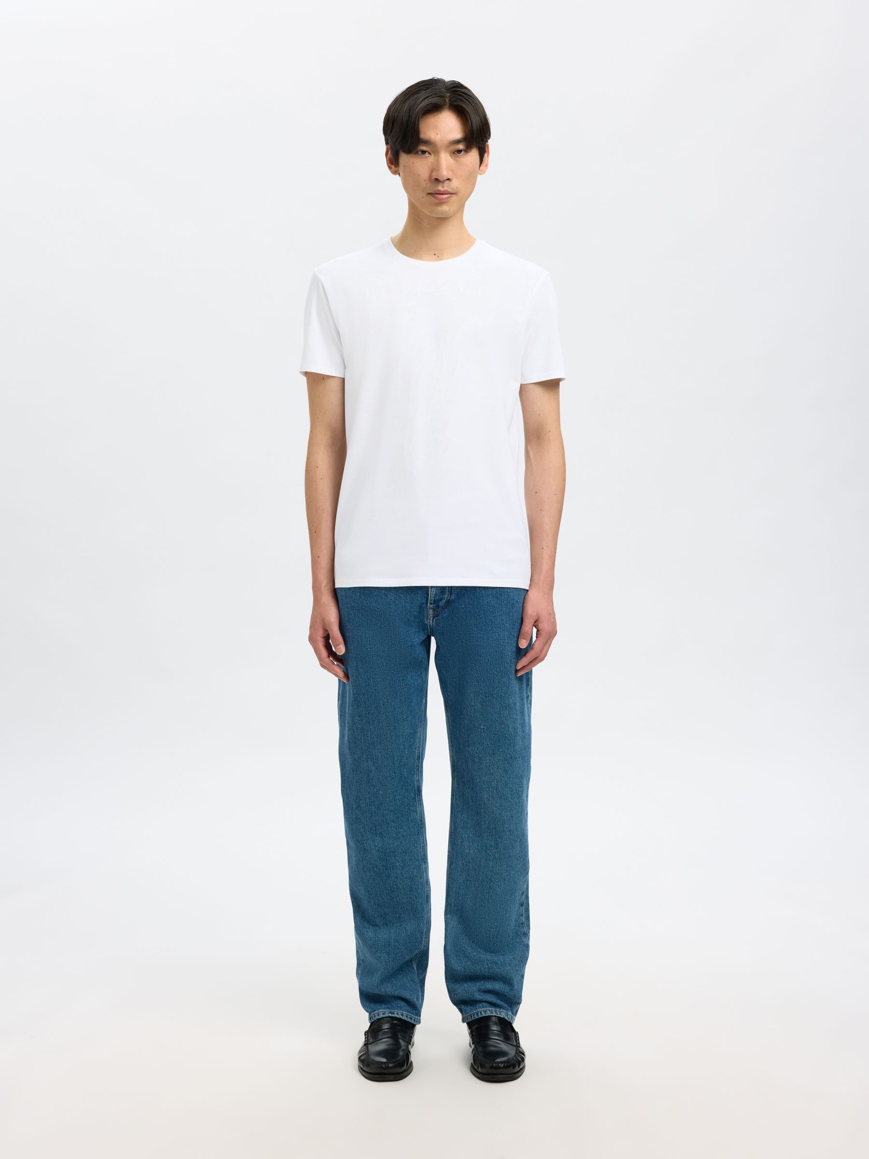 3-PACK COTTON T-SHIRT, Bright White, highres
