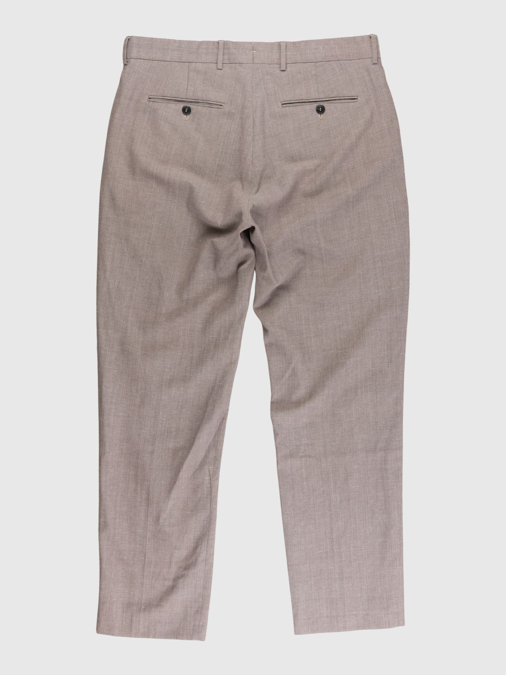 IRONED CREASE TAILORED TROUSERS, Cuban Sand, highres