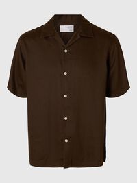 PRINTED SHORT SLEEVED SHIRT, Demitasse, highres