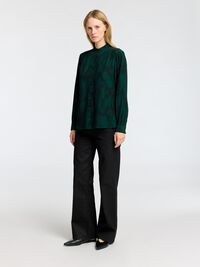 PRINTED LONG SLEEVED SHIRT, Scarab, highres