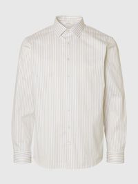 SLIM FIT SKJORTE, Sand, highres