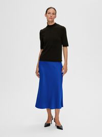 GLITTER KNITTED TOP, Black, highres