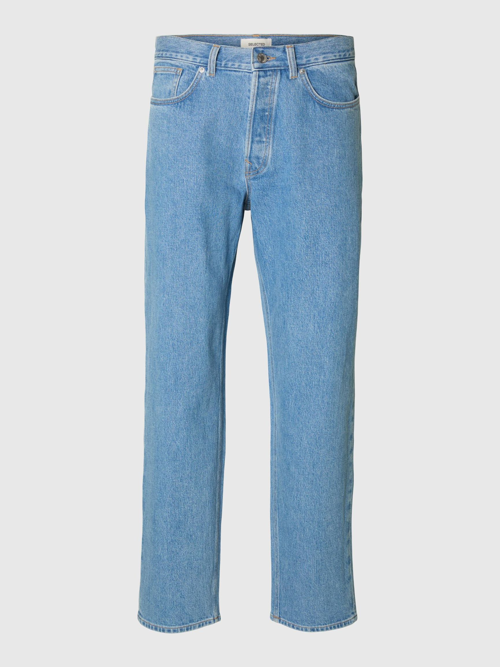 220 LOOSE FIT JEANS, Light Blue Denim, highres