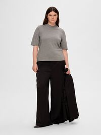 TOP Z DZIANINY, Medium Grey Melange, highres