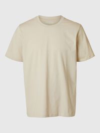 REGULAR T-SHIRT, Oatmeal, highres