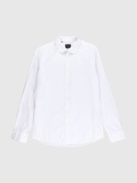 SLIM FIT HEMD, White, highres