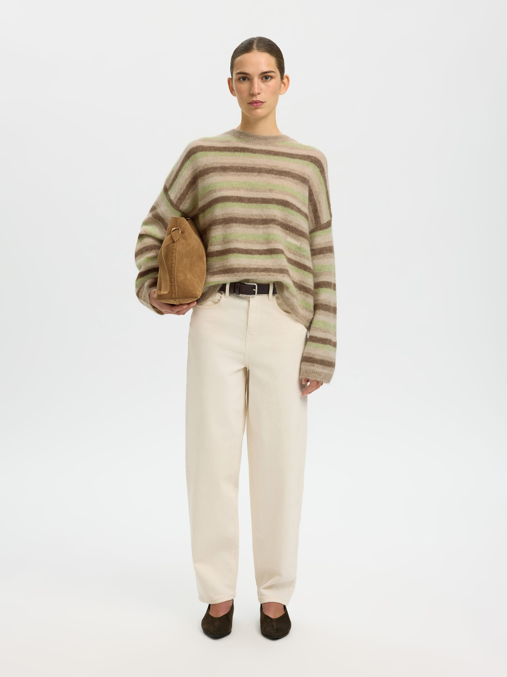 ULDBLANDING STRIKTRØJE, Pure Cashmere, highres