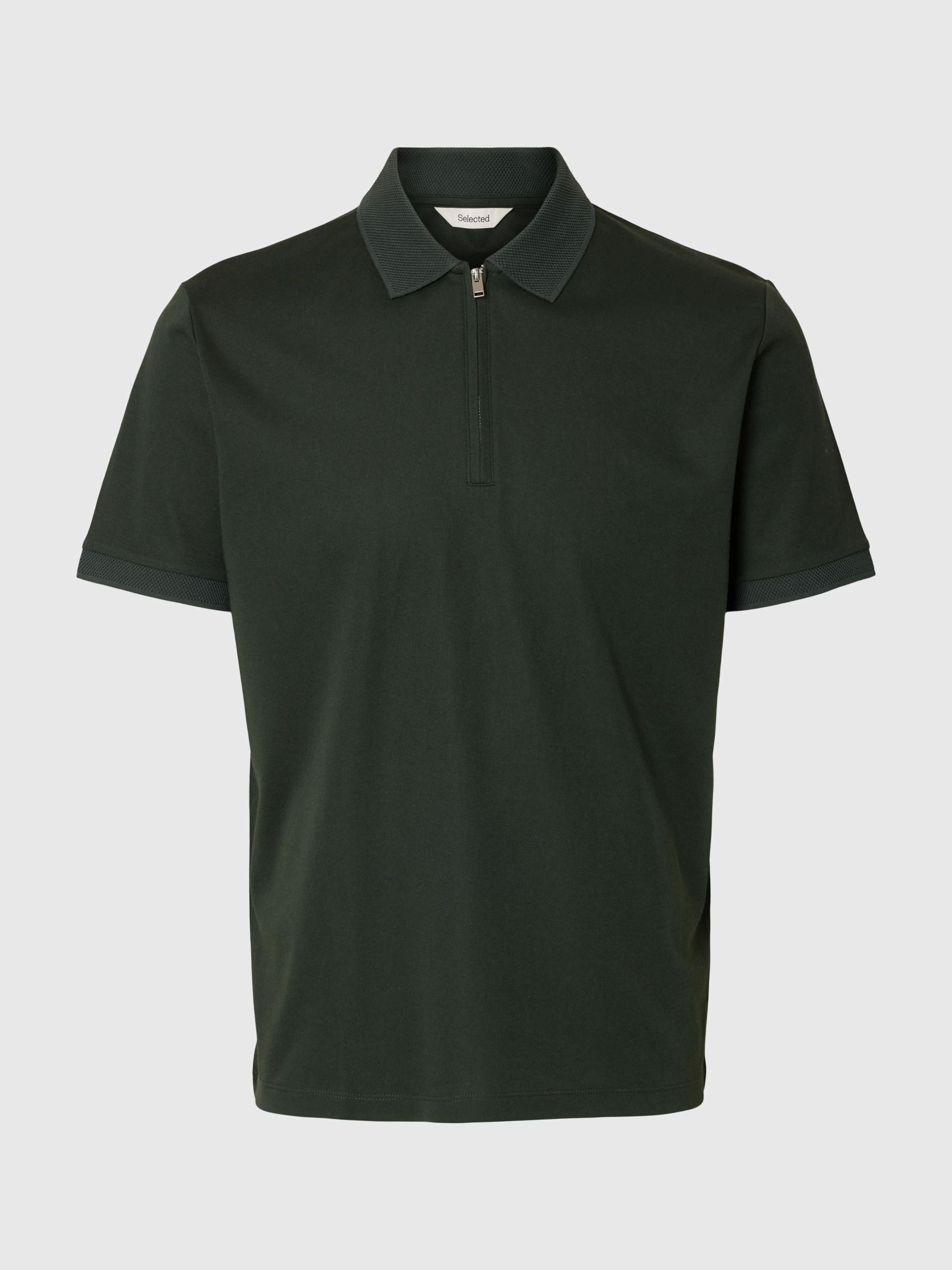 トップス [Europe archives]00sZipup Line PoloShirt 16079026_DeepForest_001.jpg