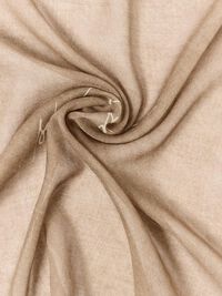 PRINTED SILK BLEND SCARF, Sepia Tint, highres
