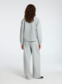 VIDE BEN SWEATBUKSER, Light Grey Melange, highres