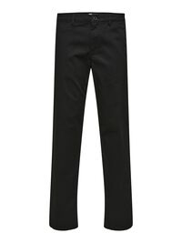 196 JAMBE DROITE CHINOS, Black, highres