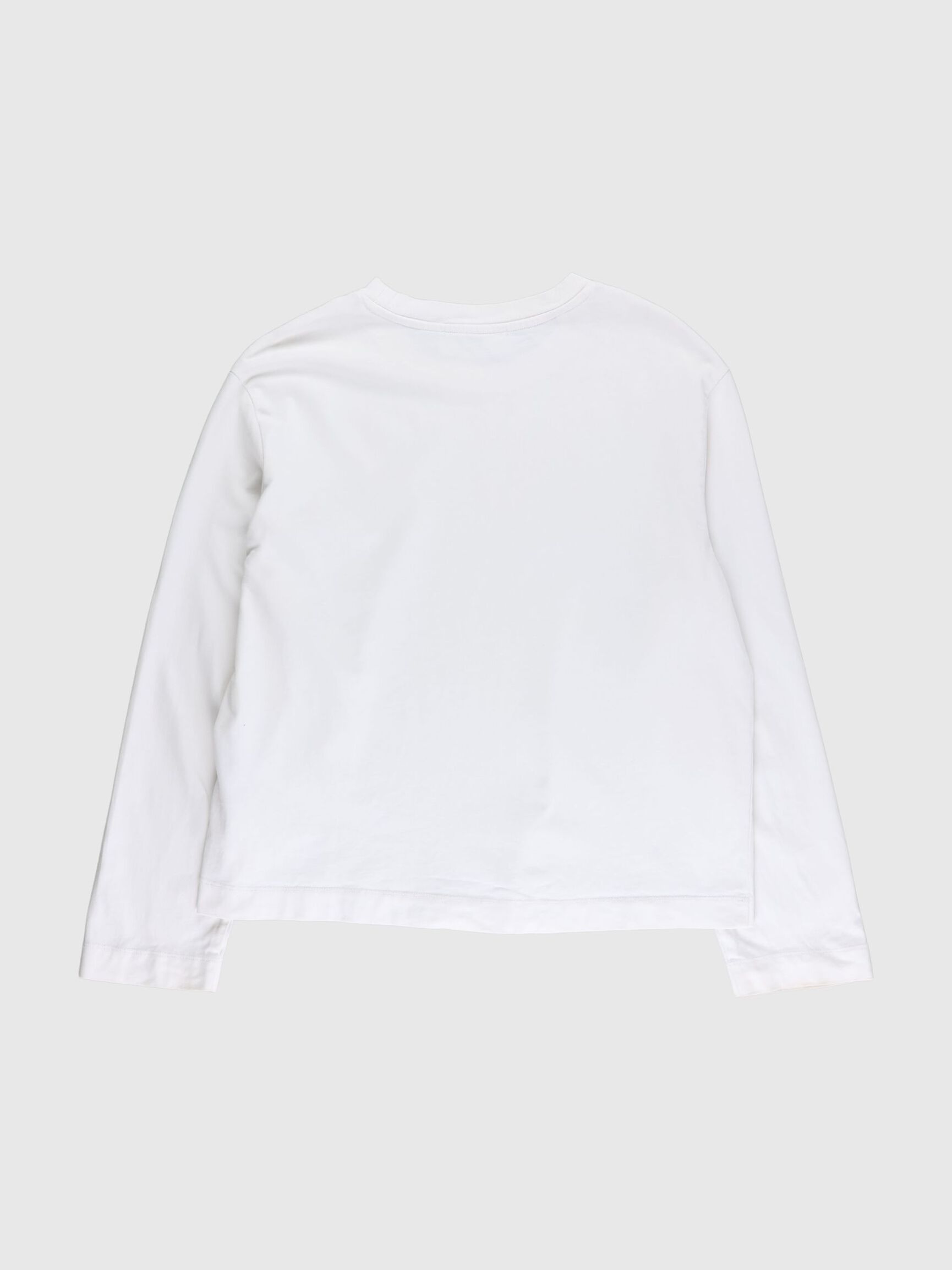 LONG-SLEEVED BOXY T-SHIRT, Bright White, highres