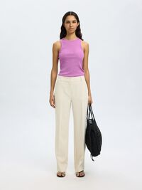 RIBBED TANK TOP, First Bloom, highres