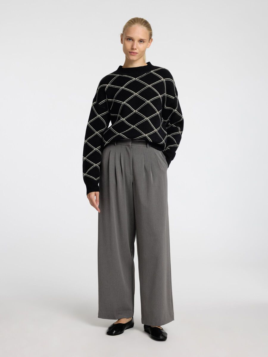 Selected PRINTED HIGH-NECK JUMPER, Black, highres - 16097376_Black_005.jpg