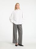 Selected 100% COTTON LONG SLEEVED BLOUSE, Bright White, highres - 16098406_BrightWhite_005.jpg