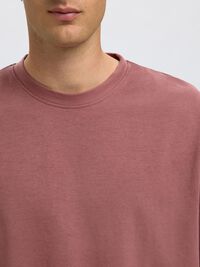 LOOSE FIT T-SHIRT, Rose Brown, highres