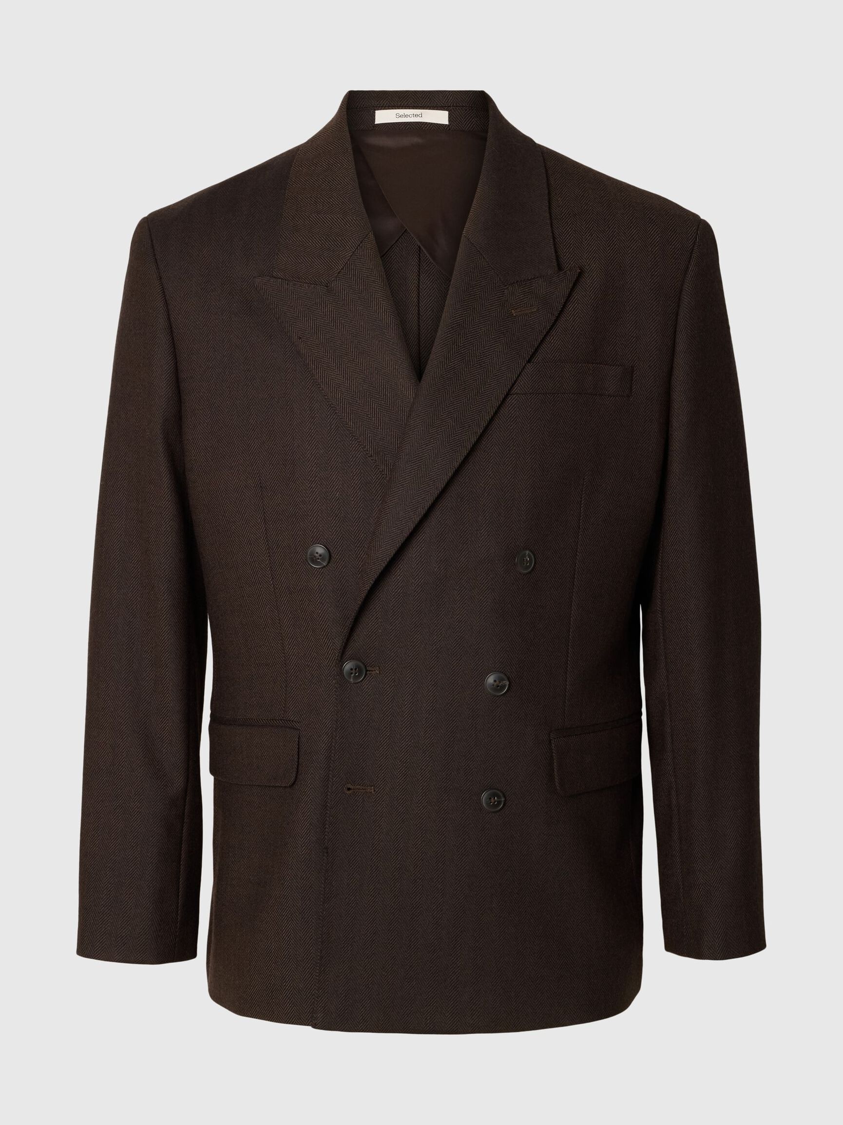 RELAXED FIT DOUBLE-BREASTED BLAZER, Delicioso, highres