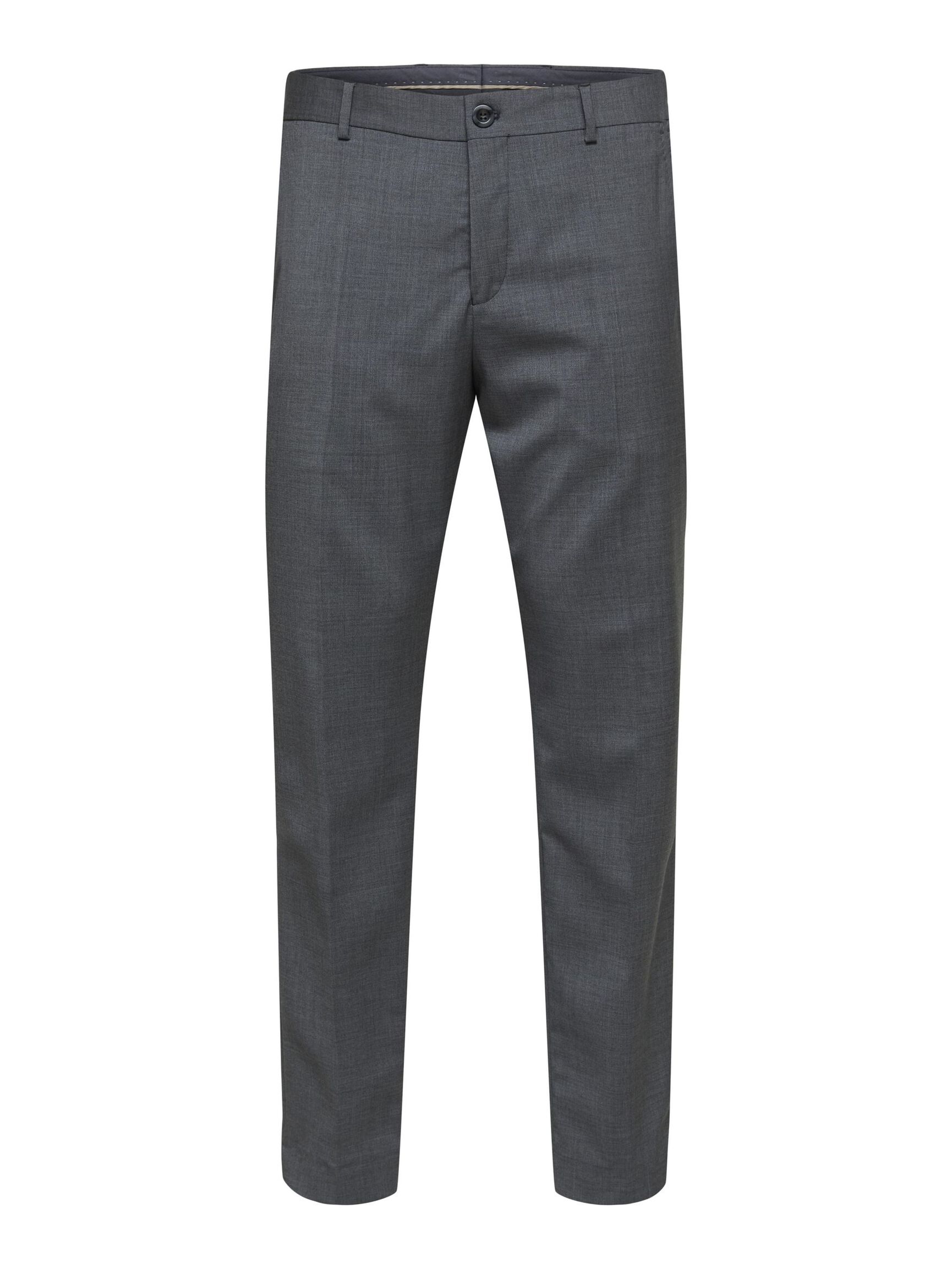 MERINO-ULD BUKSER, Grey, highres