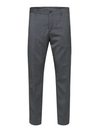 MERINO-ULD BUKSER, Grey, highres