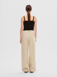EXTRA WIDE-LEG TROUSERS, Humus, highres
