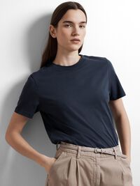 KLASSIEKE T-SHIRT, Dark Sapphire, highres