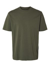 RELAXED FIT KURZARM T-SHIRT, Forest Night, highres