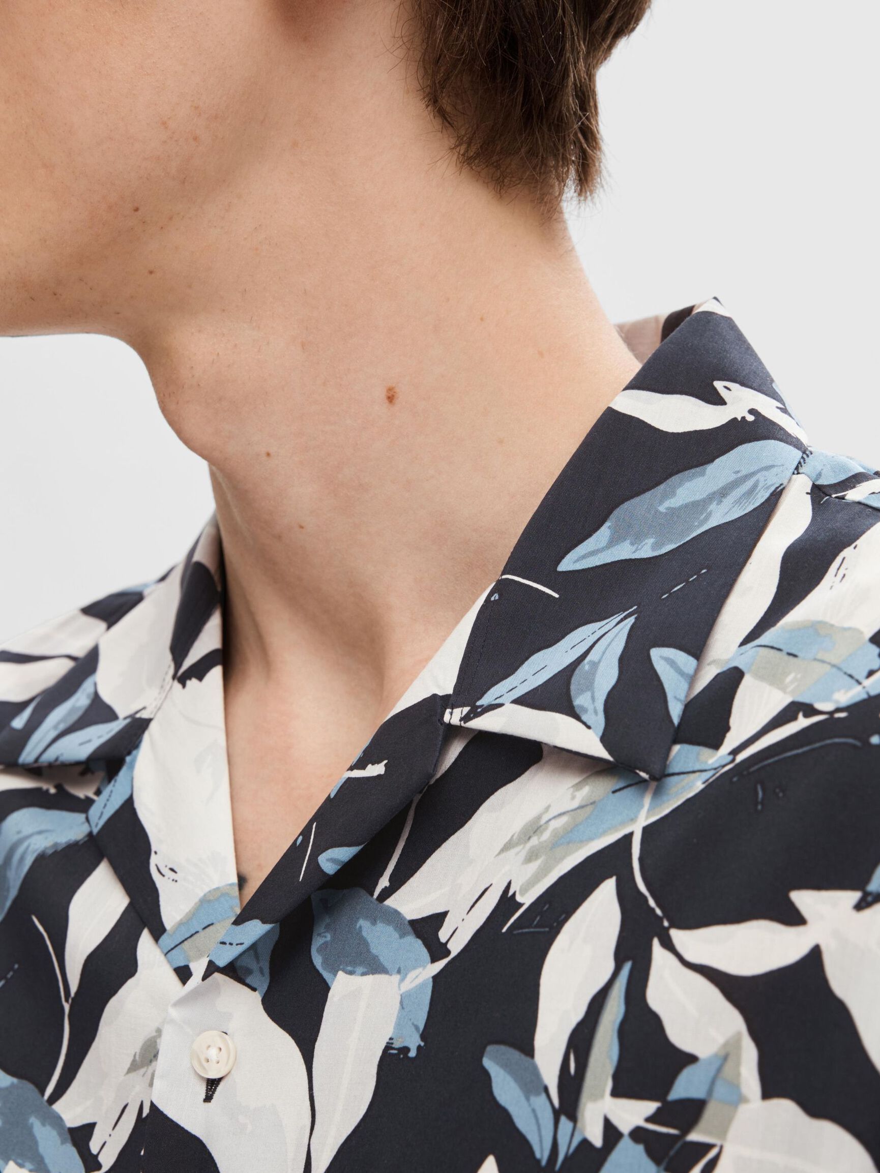 CUBAN COLLAR SHIRT, Sky Captain, highres