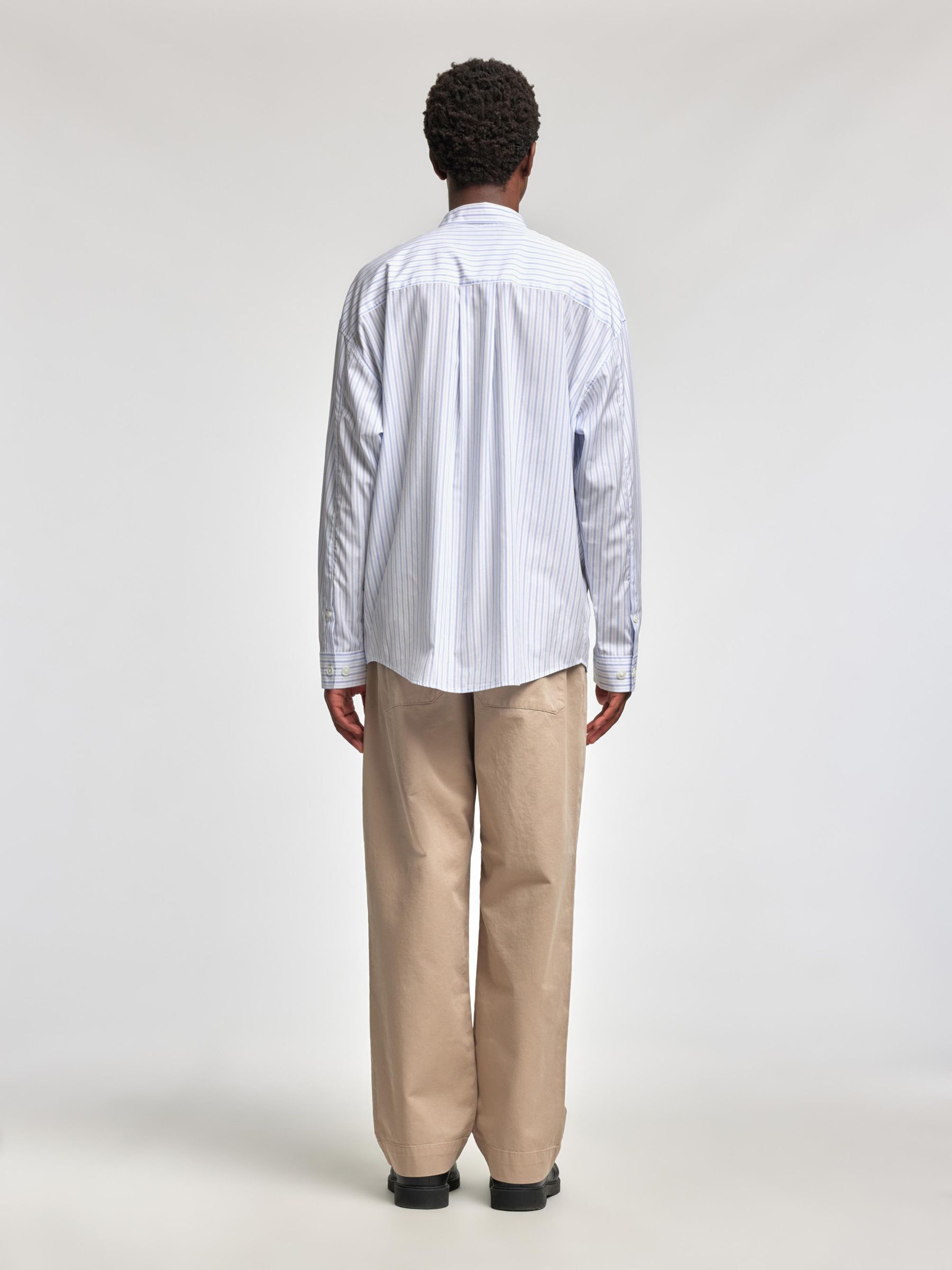 RELAXED FIT SHIRT, Cashmere Blue, highres