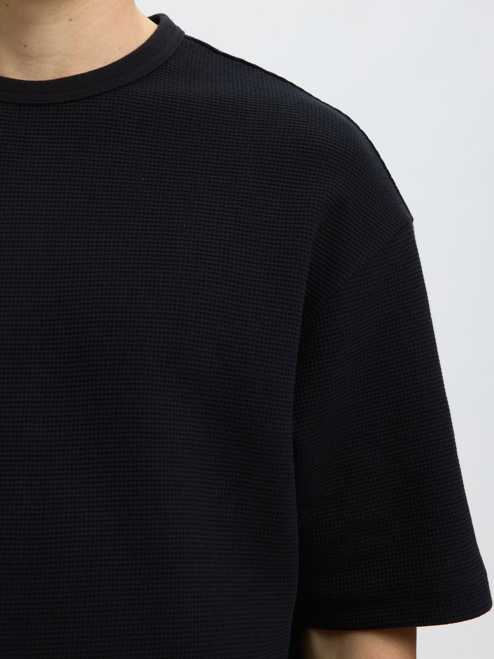 RELAXED FIT T-SHIRT, Black, highres