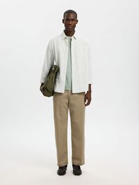 MAGLIONE GIROCOLLO, Aqua Gray, highres